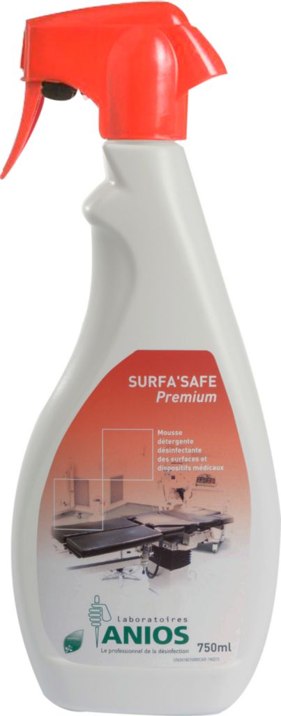 Surfa'safe premium 750ml ! Biocide à utilisation professionnelle - Interdiction d'utiliser sur des surfaces en contact avec des aliments