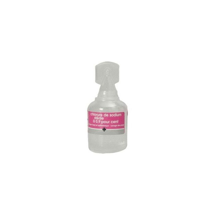 Flapule de sérum physiologique - Physiodose 10ml /60 Unités