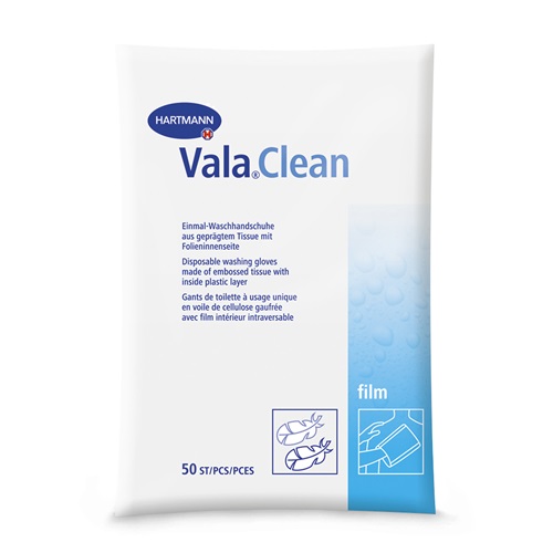 Gants de toilette Vala®Clean film