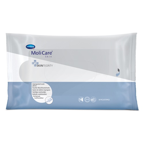 Gants de toilette traitants MoliCare® Skin clean 8 p/s