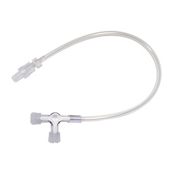 [PS3301M] Prolongateurs avec robinet 3 voies lipido-résistant - bague mobile - SANS site d'injection - L 13,5 cm