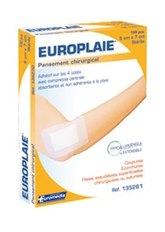 Europlaie - Pansement stérile avec compresse